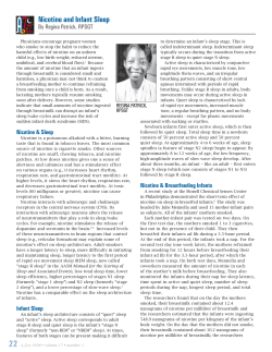 Nicotine and Infant Sleep - American Association of Sleep