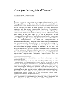 Consequentializing Moral Theories