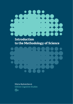 Introduction to the Methodology of Science