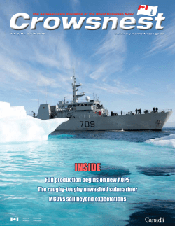 Crowsnest v9i2  - Royal Canadian Navy / Marine