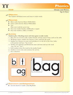 Phonics - Florida Center for Reading Research