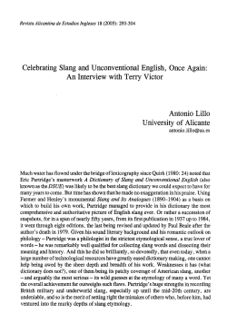 Celebrating Slang and Unconventional English, Once Again