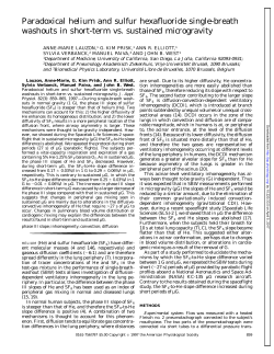 Paradoxical helium and sulfur hexafluoride