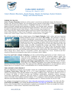 OOS Cuba trip draft 2017