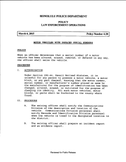 4.28 - Honolulu Police Department