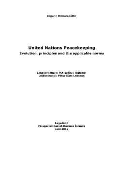 United Nations Peacekeeping