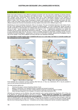 Australian GeoGuide on Rock Slopes