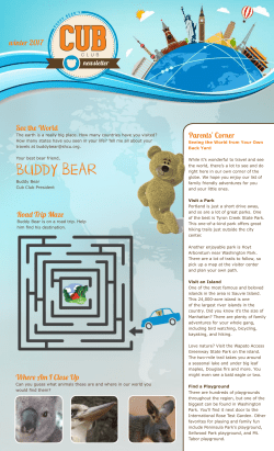 Cub Club Newsletter Winter 2017