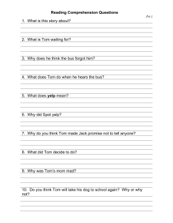 MAZE Passage Comprehension Primer 4