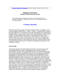 Open article in new window - Reformed Perspectives Magazine