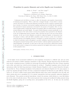 Propulsion by passive filaments and active flagella near boundaries