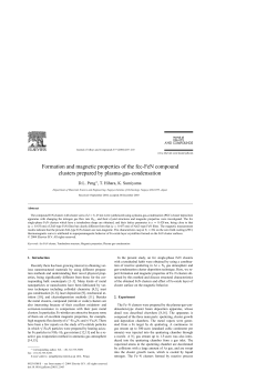 Formation and magnetic properties of the fcc