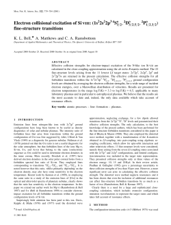 fine-structure transitions