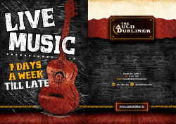 DownloaD MENU - Auld Dubliner