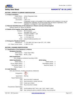 nanomyte&reg; be-30 sds