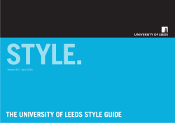 Style guide - Communications