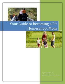 Your Guide to becoming a Fit Homeschool Mom - Homeschool