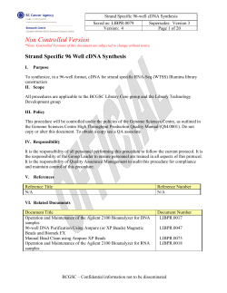 SuperScript Choice cDNA synthesis