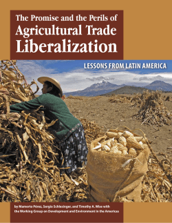 The Promise and Perils of Agricultural Trade