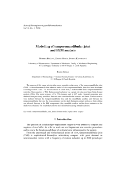 full text - Acta of Bioengineering and Biomechanics