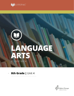 Language Arts 804 - Amazon Web Services