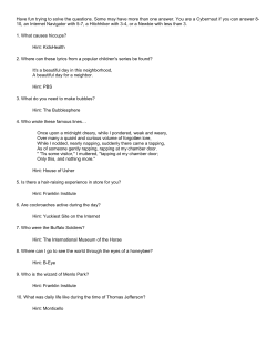 Have fun trying to solve the questions. Some may have more