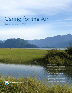 Caring for the Air Report - 2015
