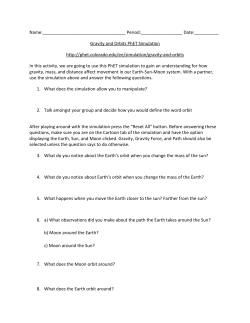 Gravity/Orbits Guided Worksheet (LP3)