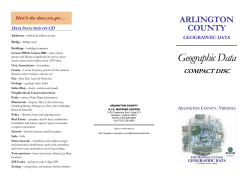 Geographic Data - ArcGIS