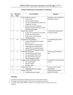 060010303-Systems Analysis and Design