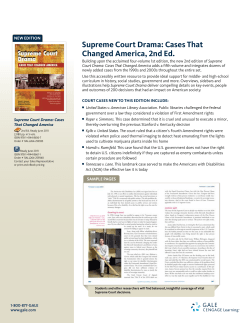 Supreme Court drama: Cases that Changed America
