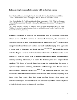 Gating a single-molecule transistor with individual atoms