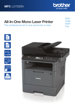 MFC-L5700DN Brochure Specs
