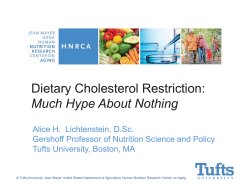 Dietary Cholesterol Restriction