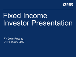 Slides - RBS: Investor relations