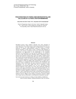 fractionation of hydrolyzed microcrystalline cellulose by