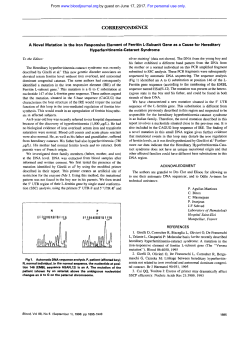A novel mutation in the iron responsive element of ferritin L