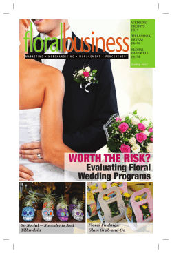 Spring 2017 - Floral Business Magazine