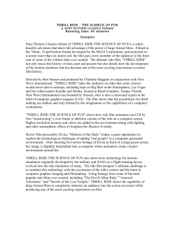 THRILL RIDE - Sony Pictures Classics