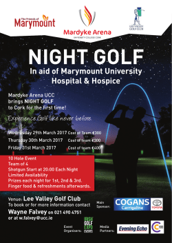 night golf - Marymount