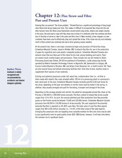 Chapter 12:Flax Straw and Fibre Past and Present Uses