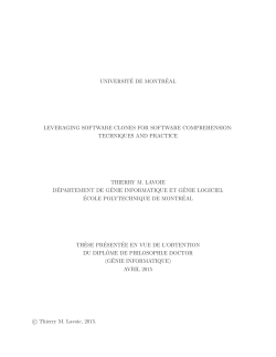 techniques and practice thierry m. lavoie d&eacute;par