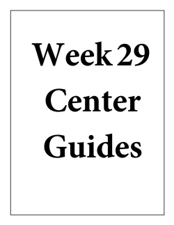 Center Guide Week 29