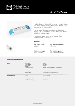 IZI-Drive CC2 two channel constant current LED