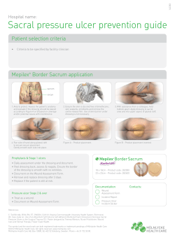 sacral pressure ulcer prevention guide