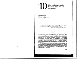 10 How to Draw Learning Curves: Their Use and Justification