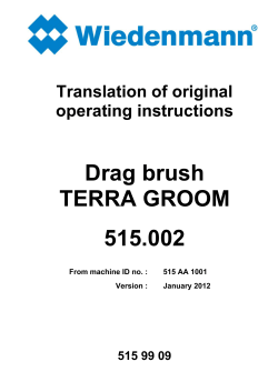 Drag brush TERRA GROOM 515.002