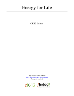 Energy for Life - cloudfront.net