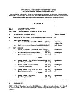 grand river accessibility advisory committee