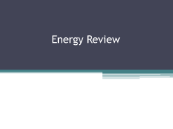 Energy Review PDF - Renton School District